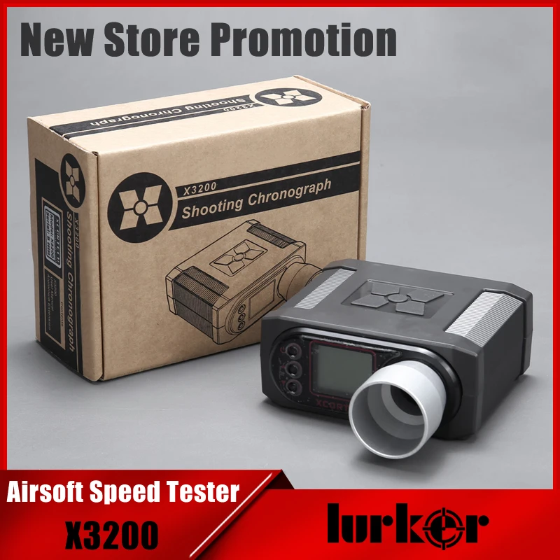 online X3200 Bala Airsoft BB Tiro Chronograph Speed Tester Para Caça Tiro Tester