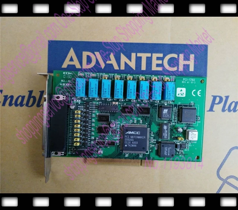 

PCI-1760 The truck 8 way relay output and isolated digital quantity input card