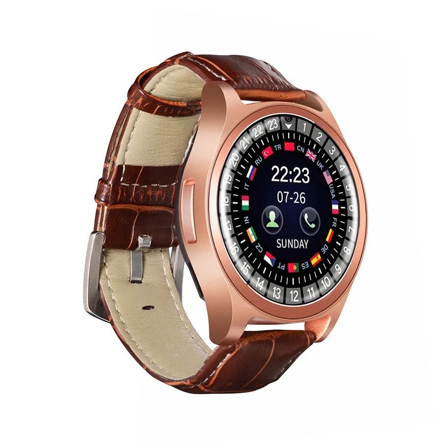 Volemer Smart Watch R68 Leather Wrist Men Bluetooth Outdoor Sport Smartwatch Sleep Tracker Call Reminder Watches IOS & Android (5)