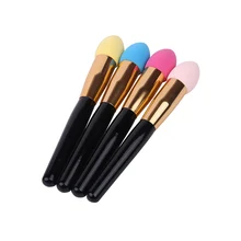 Губка для макияжа, пудра пуховка Тональная основа косметический для лица спонжи для макияжа, мягкий порошковый спонж для косметического инструмента, случайный цвет