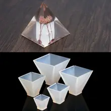 Buying 145pcs Casting Molds Kits Silicone Pyramid Disposable Plastic Cups Gloves Screw Eye Pins Stirrers Droppers For Resin Epoxy Special Price