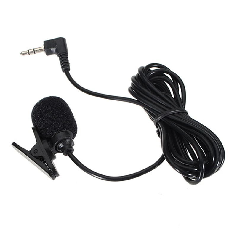 

New Fashion 3.5mm Hands Free Clip On Mini Lapel Microphone Studio For Laptop Desktop Notebook