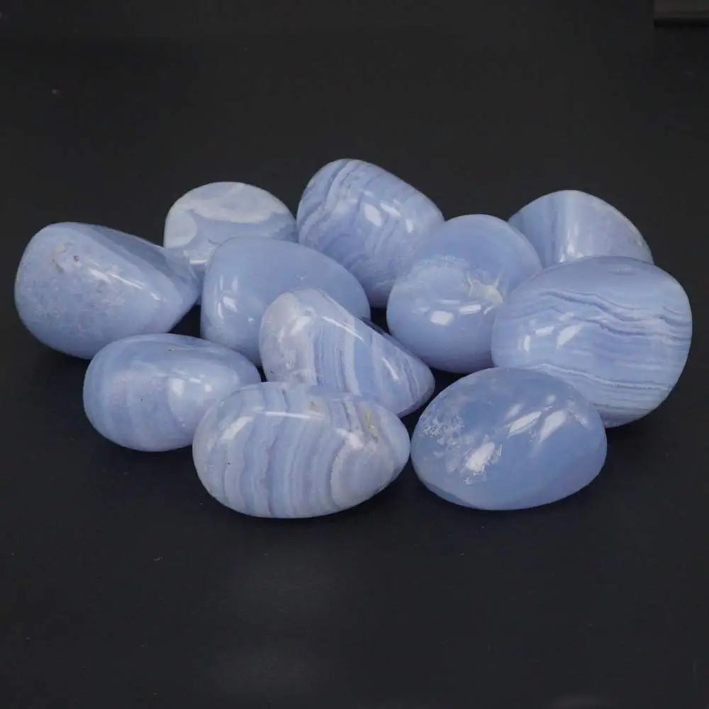 Обрушенные Камни натуральные драгоценные камни принадлежности для кварцевого хрусталя Рейки Исцеление Wicca энергия домашний Декор украшение 200 г - Цвет: Blue Lace Agate