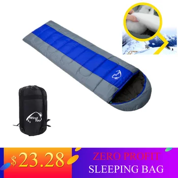 

Wind Tour Sleeping Bag Camping Envelope Sleeping Bag Thermal Adult Winter Sleeping Bag Outdoor Travel Waterproof Sleeping Bed