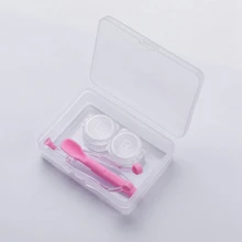 Набор для контактных линз+ очиститель для ухода за глазами, для удаления контактных линз, силиконовый мягкий наконечник, пинцетная палочка чехол, набор
