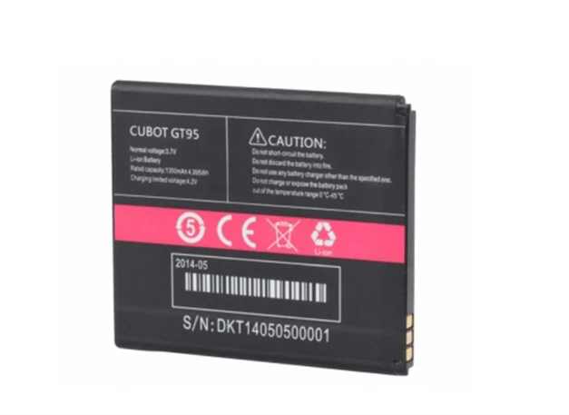 Новый оригинальный литий ионный аккумулятор Cubot GT95 1350 мАч для смартфона GT95|cubot gt95