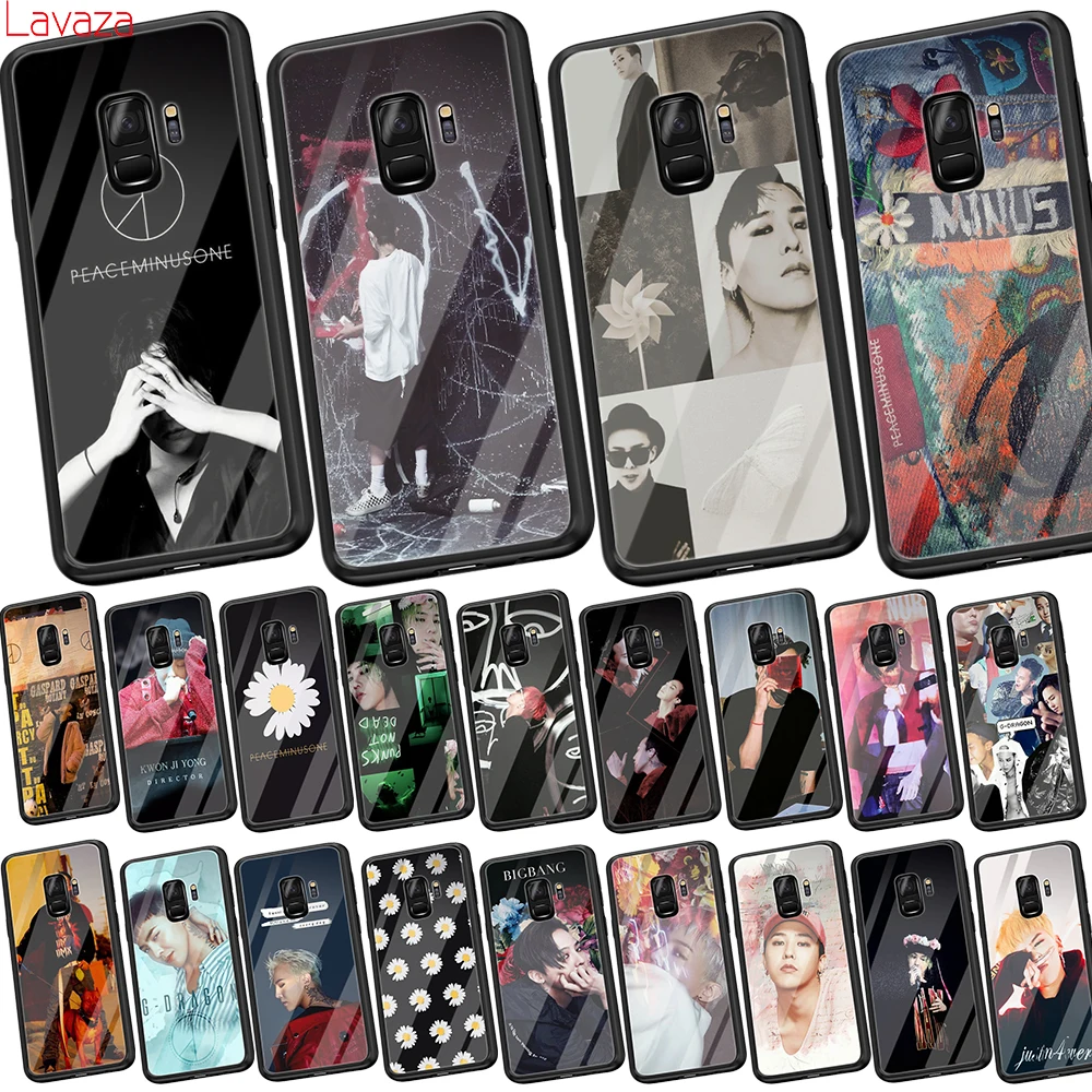 

Lavaza G dragon peaceminusone Tempered Glass Soft Case for Samsung Galaxy S8 S9 S10 Plus Note 8 9 A30 A50 A70 Cover