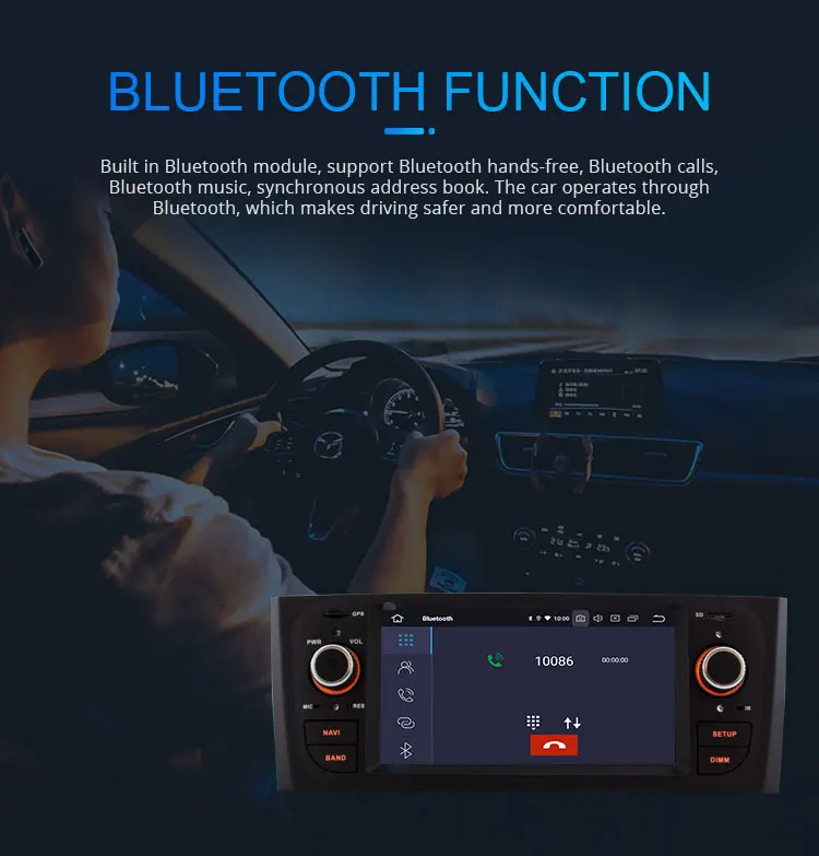 Clearance LJHANG 1 Din Android 9.0 Car Radio For Fiat Linea Grande Punto 2007-2012 GPS Navi WIFI Multimedia Player no DVD Autoaudio Stereo 7