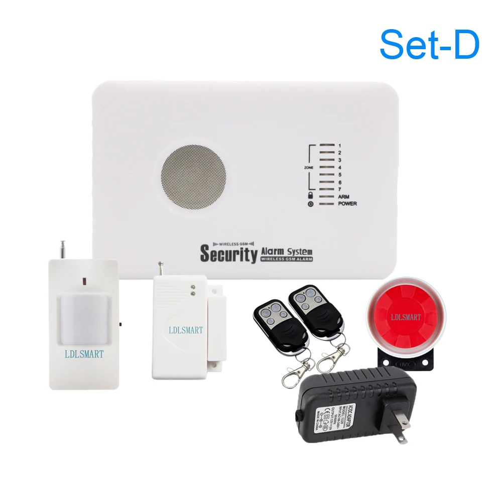 

APP Control Smart GSM Alarm system Russian/English Voice Wireless Home Security Alarm Device