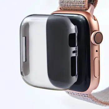 

watch 40mm 44mm Serie 4 Shockproof Case Cover Screen Protector for iWatch 4 TPU Transparent Dropproof Waterproof for Apple