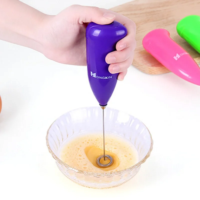 

Egg Beaters Foam Mini Mixer Tea Egg Agitator Stand Under The Eggs Stick Electric Handheld Milk Blenders Hand-held Coffee Stiring