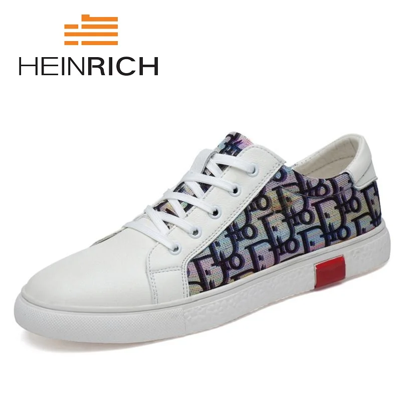 

HEINRICH Men Shoes Summer Plus Size Men Casual Shoes Lace-Up Handmade Luxury Designers New Arrivals Tenis Masculino Adulto