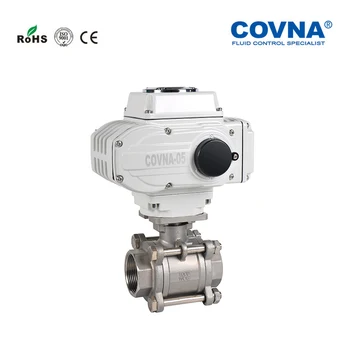 

DN80 3 inch Electric 3PCS 2 Ways Stainless Steel Ball Valve,On/Off Type
