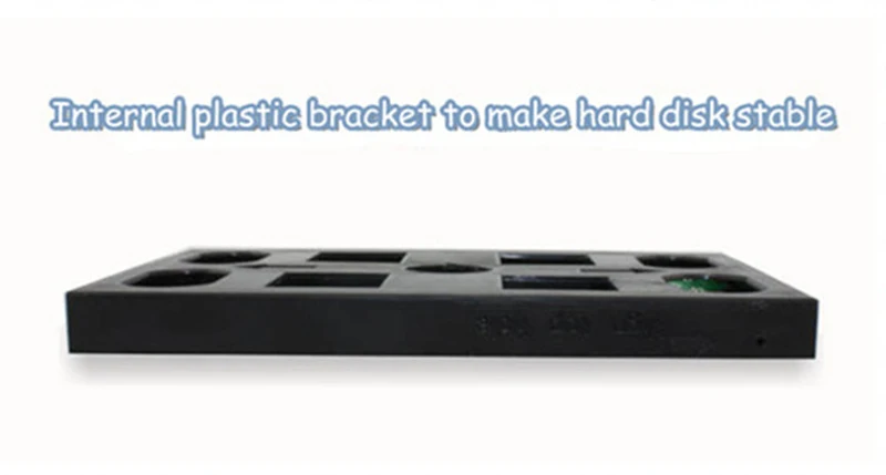 2.5 inch ssd hdd enclosure sata USB 2.0 to SATA desktop hard drive case aluminum hard disco box with USB 2.0 data cable  (4)