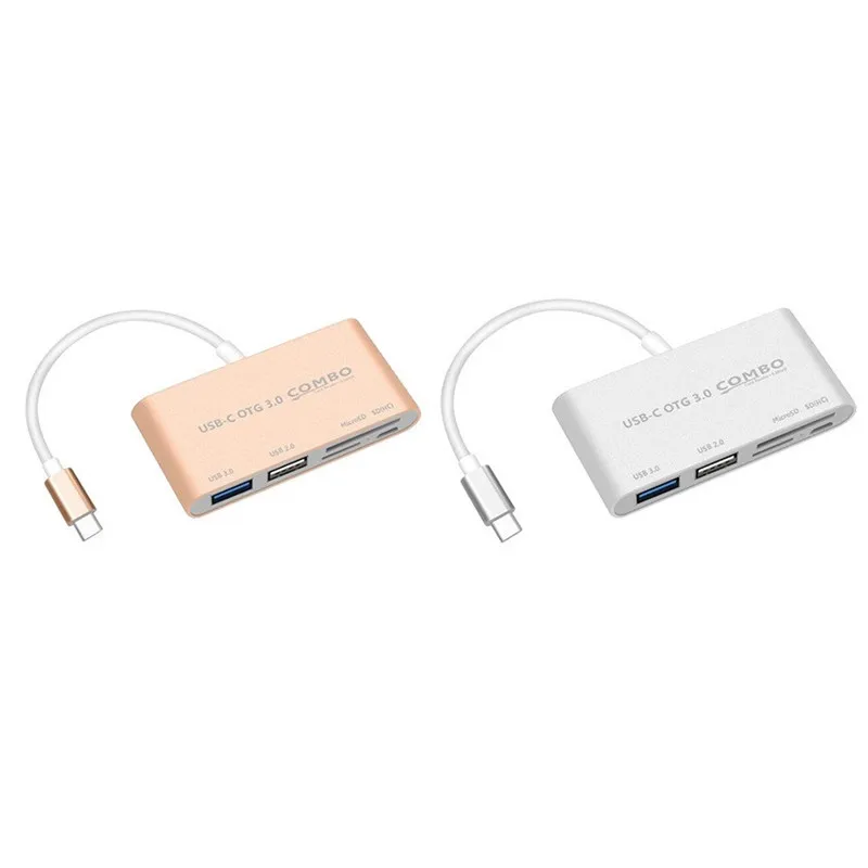 

Office business multi-function TYPE-C3.1 to 3.0 3.0HUB+SD/TF card reader type-c multi-function aluminum alloy hub