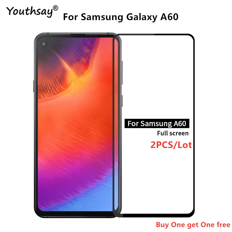 For Samsung Galaxy A60 Glass Screen Protector Full Glue Coverage Film for | Мобильные телефоны и аксессуары