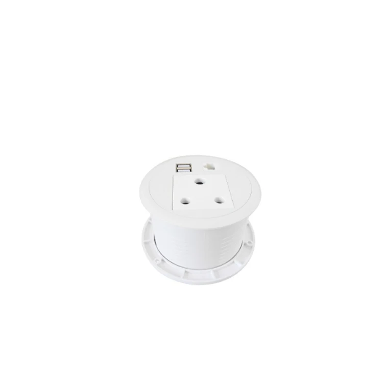 Розетка с переключателем питания из Южной Африки usb зарядное устройство и белая
