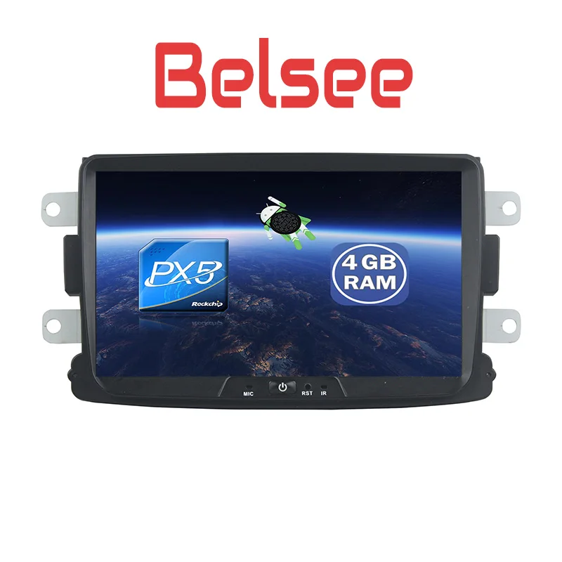 Belsee Android 8,0 Автомагнитола gps Навигация DVD для Renault Dacia Sandero Duster Captur Lada Xray 2 Logan 2 2013