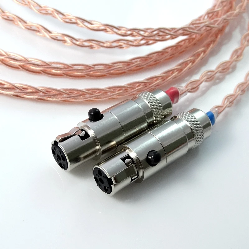 1 5 м DIY Hi end HIFI 8 ядер 5n Pcocc медный кабель для наушников Audeze LCD 2 3 X|headphone upgrade cable|cable