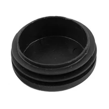 Botique 6 x черный пластик 50 мм Диаметр круглые трубки вставки крышки