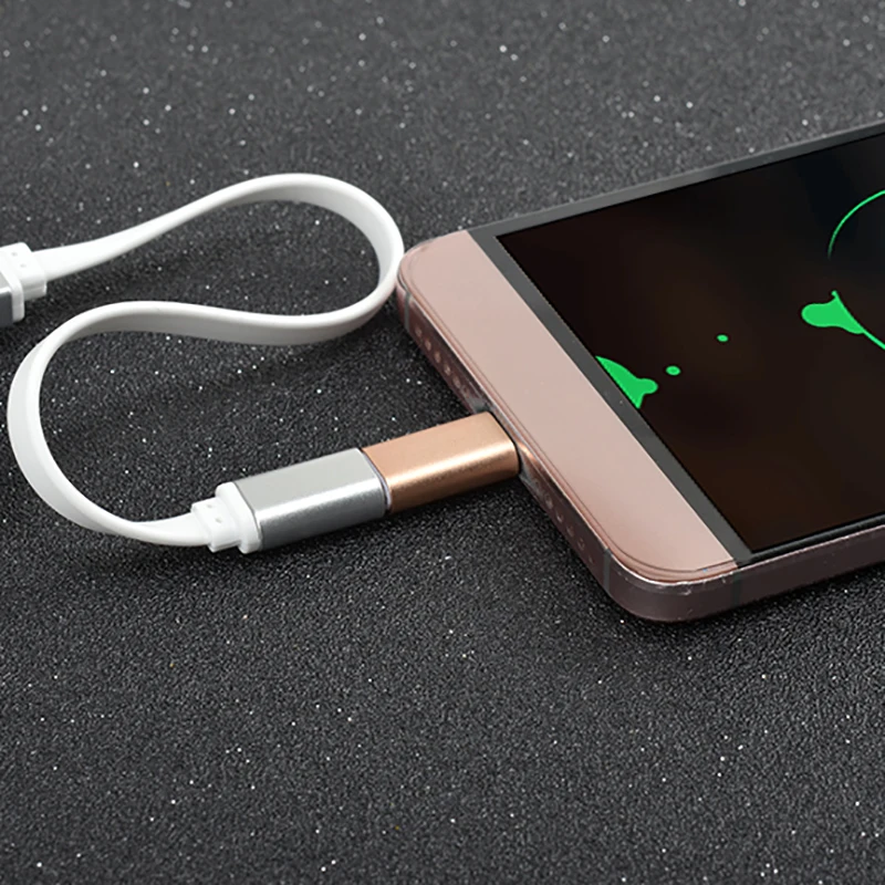 2 шт./лот Micro USB Женский к Type C Мужской адаптер для Letv Xiaomi Mi 5X Oneplus Samsung S8