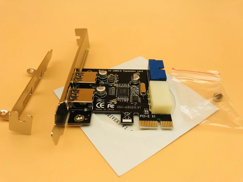 USB концентратор PCI E 2 порта 3 0 19 контактный разъем|Платы расширения| |