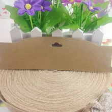 Ювелирные украшения в крафт-упаковке карты новинка зажимы для волос лента для волос с карточкой карты-стойки для ювелирных изделий, если логотип будет за дополнительную стоимость