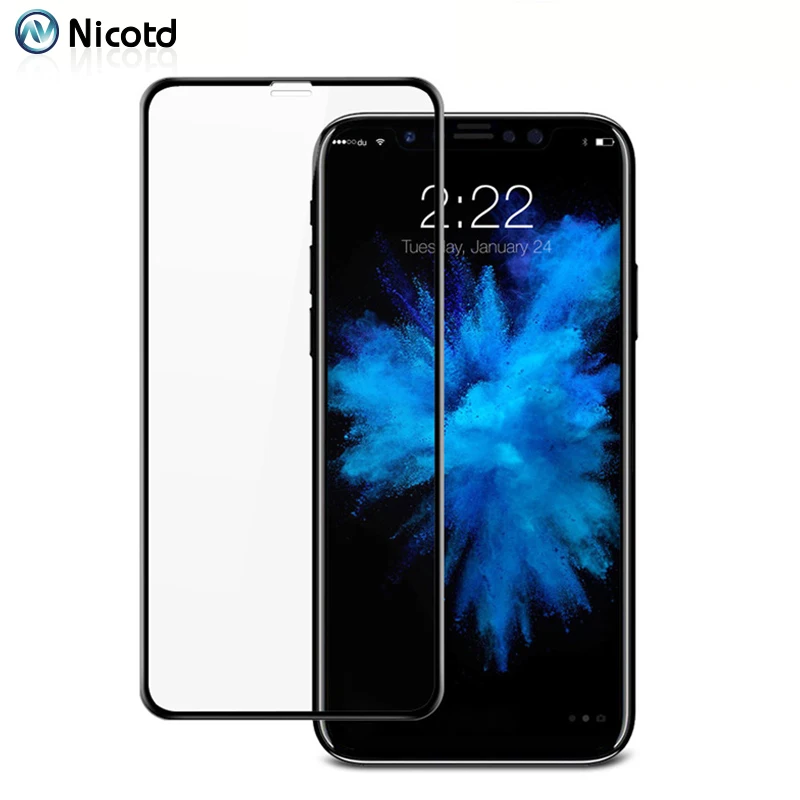Nicotd Protector Glas Für iPhone 7 6s Plus Temepred Glas Auf Telefon Für iPhone XS MAX 8 Plus 6 bil