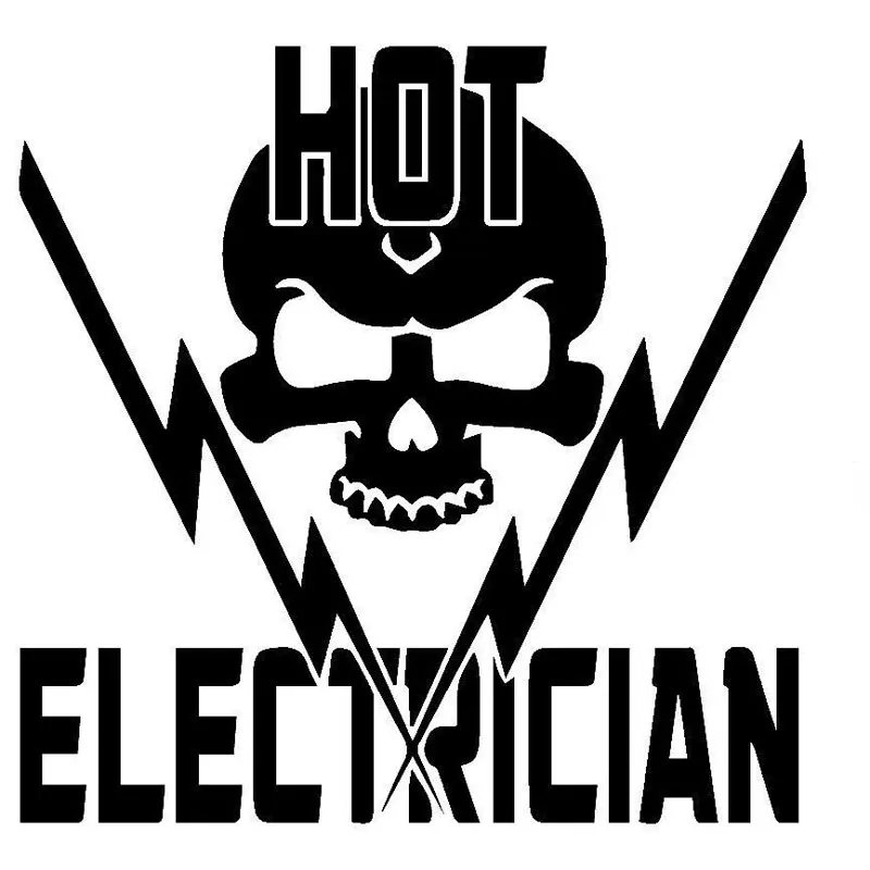 21.6CM*21.6CM Hot Electrician Game Adhesive Funny Car Sticker Auto