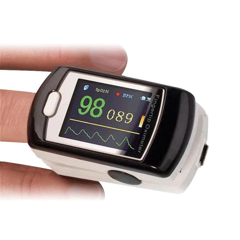 Buit-in Lithium battery Color OLED Display Oximetro Pulse Oximeter De Pulso De Dedo Fingertip Pulse Oximeter AH050ED