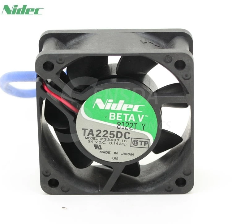 Для Nidec TA225DC M33497 16 6025 60 мм 6 см DC 24V 0.14A серверный инвертор осевые вентиляторы
