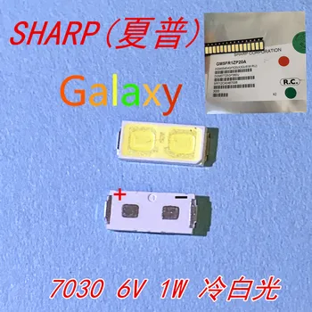 

3000pcs LED Backlight TV LED 7030 LED Backlight High Power 1W 6V 91.8LM Cool white For SHARP LED LCD TV Backlight Application