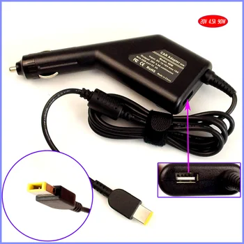 

20V 4.5A Laptop Car DC Adapter Charger +USB for Lenovo Thinkpad B50 B50-70 B50-45 B50-30 G40 G50 G50-30 G50-45 G50-70 G50-80
