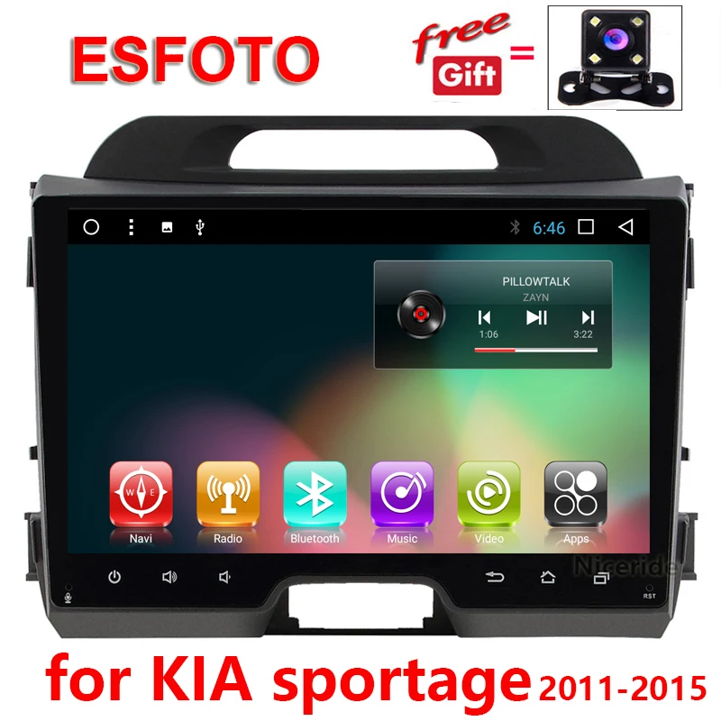 Android 7 1 головного устройства DVD плеер автомобиля для KIA Sportage 2011 2012 2014 2013 2015 Gps Wi Fi