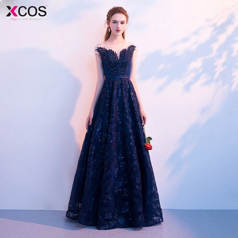 YIDINGZS-Wine-Red-Evening-Dress-Elegant-V-neck-Cap-Sleeve-Sequins-Beading-Party-Long-Evening-Dresses (3)