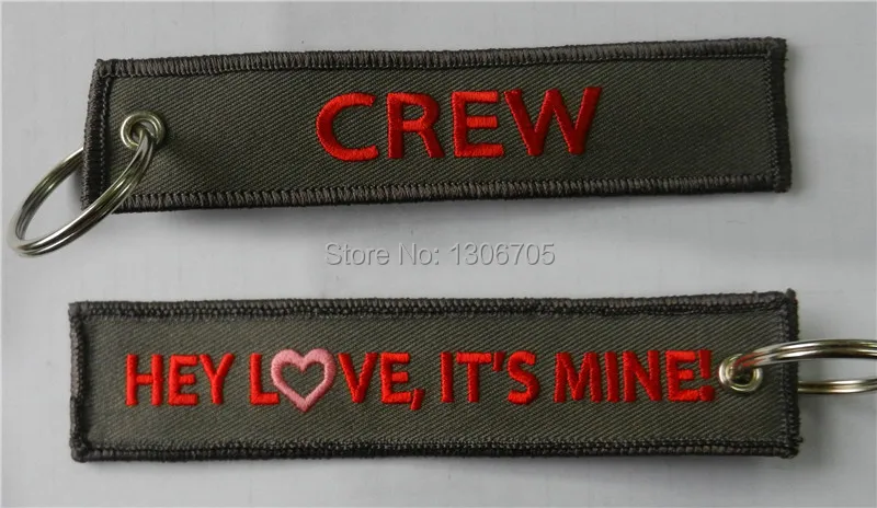 Hey Love It mine CREW брелки