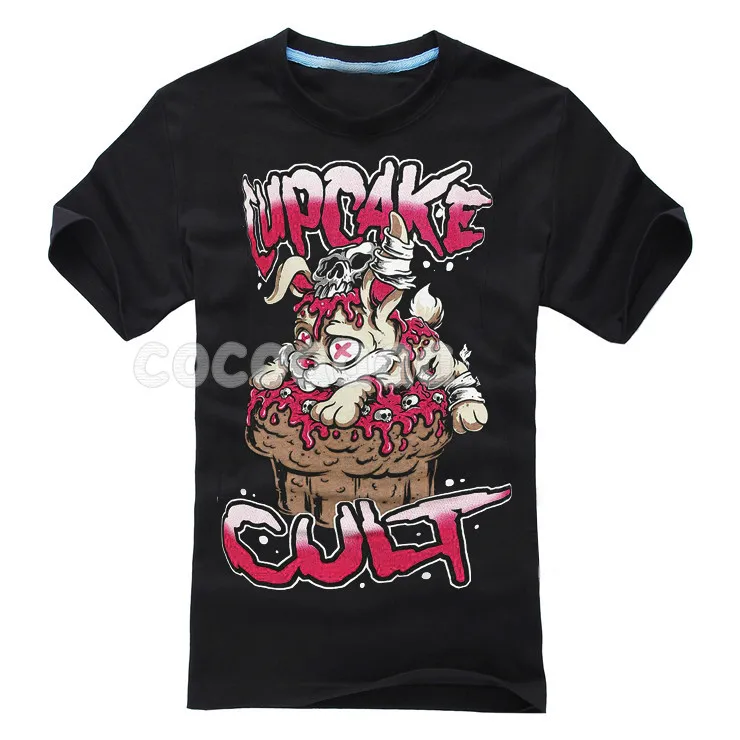 10 видов кекс культ рок брендовая рубашка 3D высокое качество манга ММА фитнес тяжелый металл хлопок футболка Мультфильм рубашки