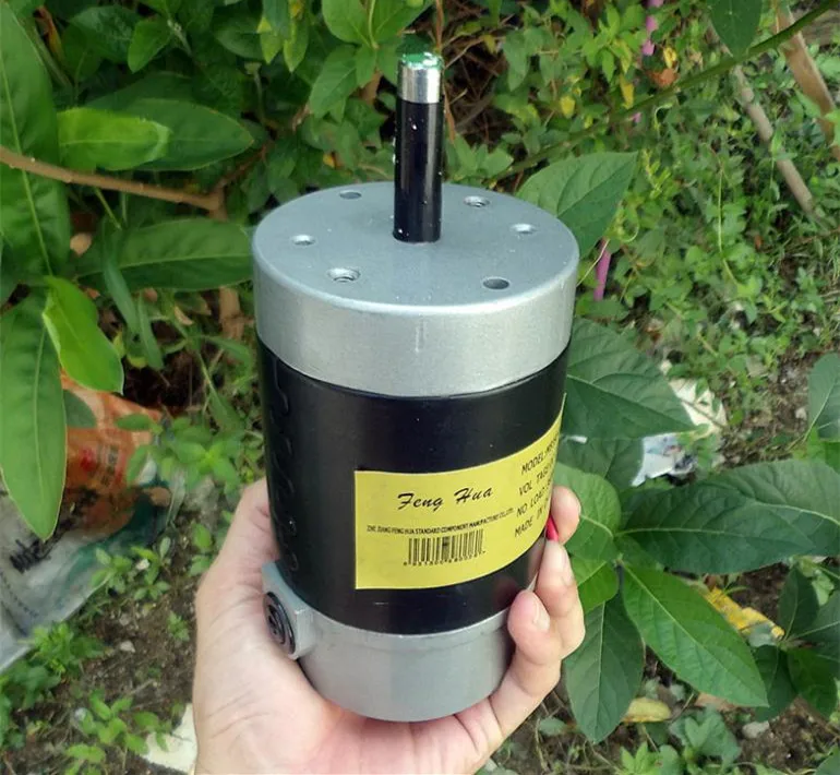 Doble rodamiento de bolas DC24V 350 W de alta velocidad cepillo poderoso motor grande torque cepillo DC motor