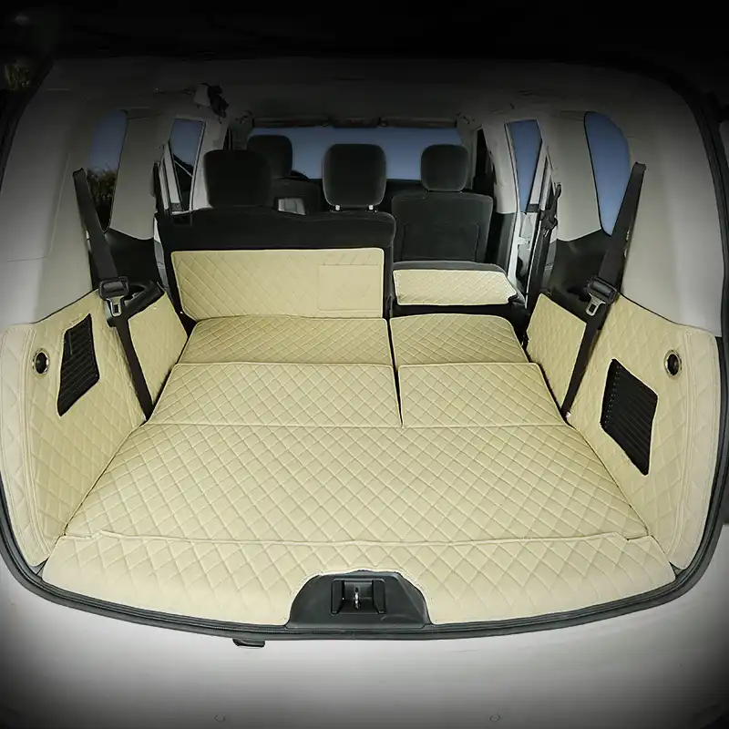 Cargo Liner Car Trunk Mats For Nissan Patrol Y62 2012 2018 Floor Protector Tray Foot Pad Surrounded By All Carpets Embroidery Aliexpress