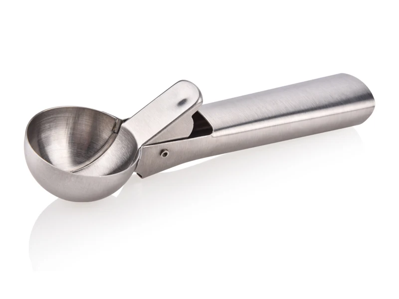 Stainless Steel Ice Cream Scoop Water Melon Scoops Easy Trigger Ice Yogurt Cookie Scoop Dough Meat Balls Spoon Kitchen Tools (9)