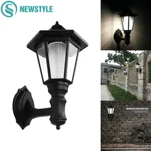 LED Wall Solar Lamp Outdoor Waterproof IP55 Solar Light 0.5W Garden Yard Light White/Warm White Lawn Lights