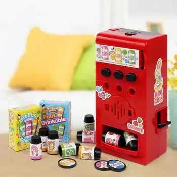 

Realistic Kids Child Simulated Sound Drink Vending Machine Role Play Puzzle Toy Prop Safe and Harmless Gift Pretend Play toys