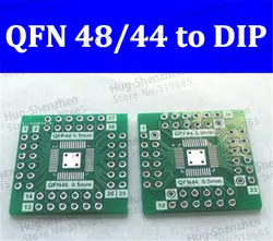 Оптовая продажа 10 шт. QFN44 к DIP44/QFP44 LQFP48 окунуть адаптер конвертер