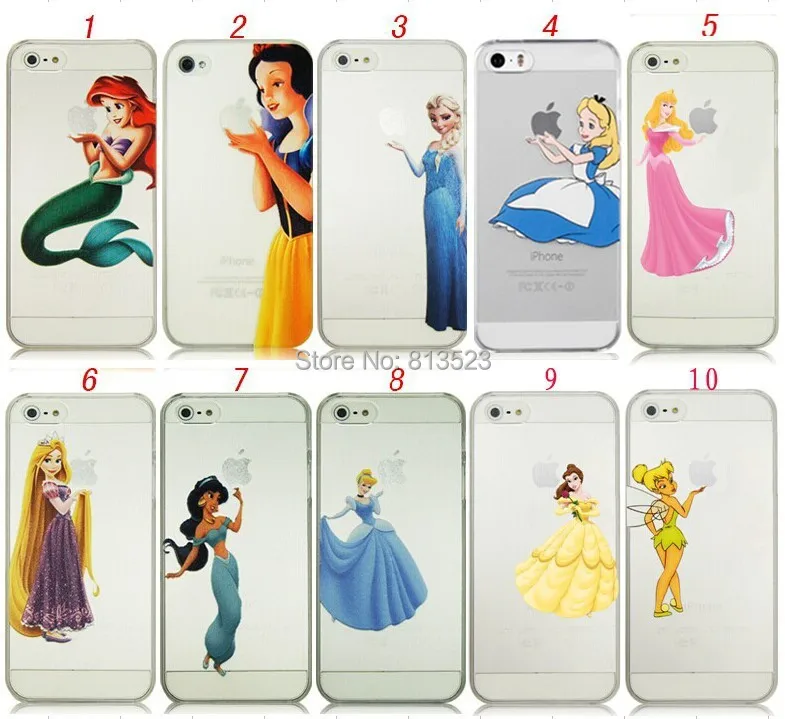 For iPhone X 8 7 6 6S Plus 5 5S SE 5c Princess Snow White