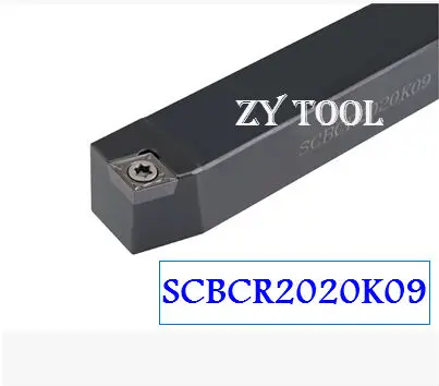 

SCBCR2020K09 20*20*125MM Metal Lathe Cutting Tools Lathe Machine CNC Turning Tools External Turning Tool Holder S-Type SCBCR/L