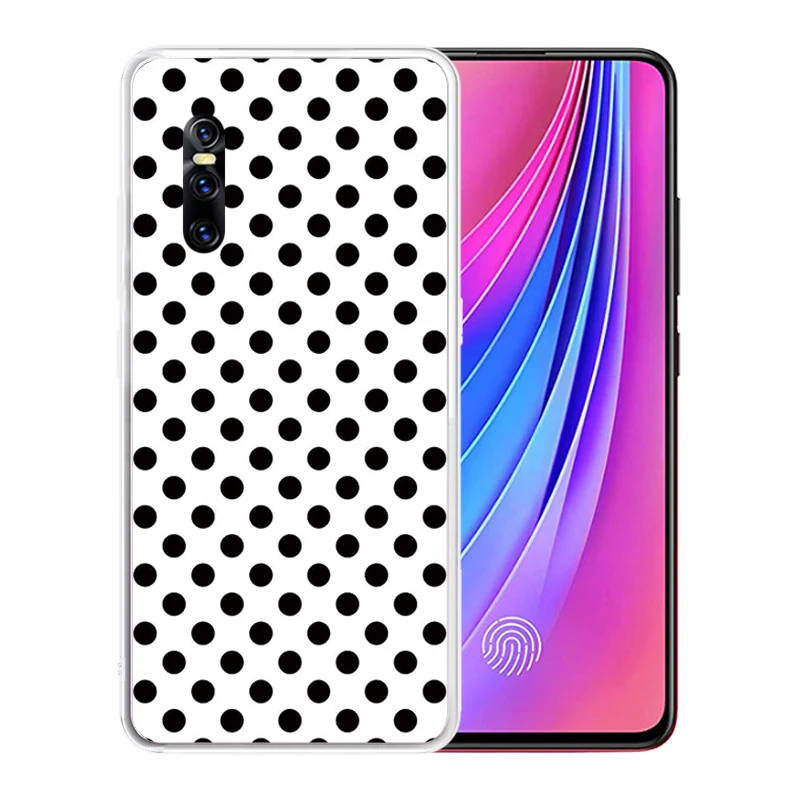 2019 New Arrivals Soft Silicone TPU Case for Vivo V15 Pro Wave Point Phone Cases Cover Coque Fundas