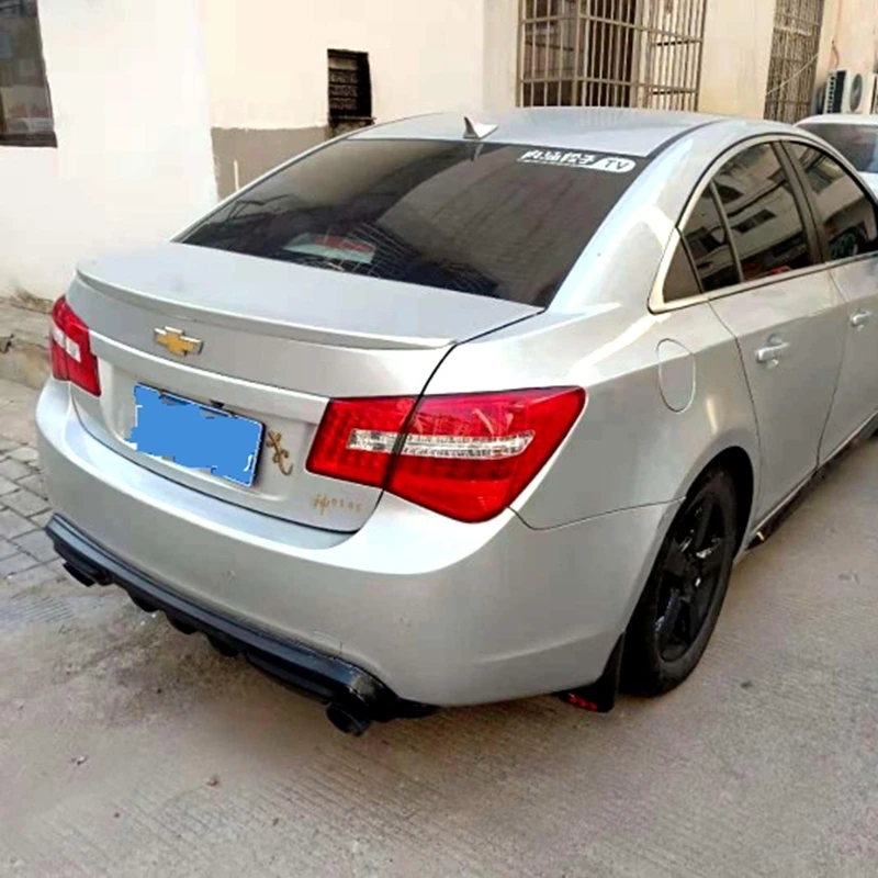 ABS Материал задний спойлер для Chevrolet Cruze 2010 2011 2012 2013 грунтовка Цвет автомобильное украшение в виде хвостового крыла