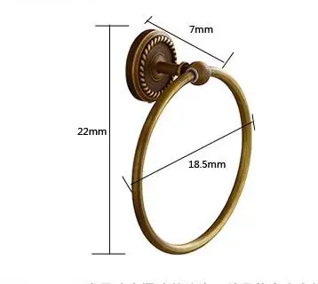 Кольца для полотенец античная латунь настенная стойка держатель для полотенец Полка для ванной Вешалки для полотенец хранение полотенце Аксессуары для ванны бар 9141 K