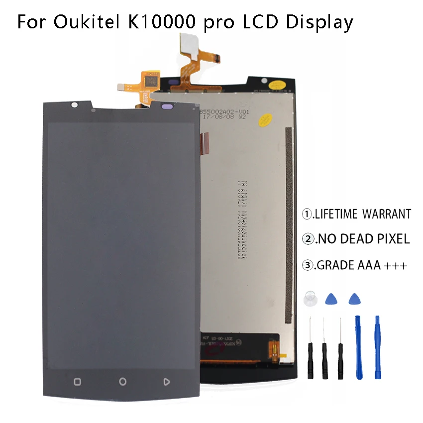 Для Oukitel K10000 PRO ЖК-дисплей сенсорный экран дигитайзер для дисплея запчасти