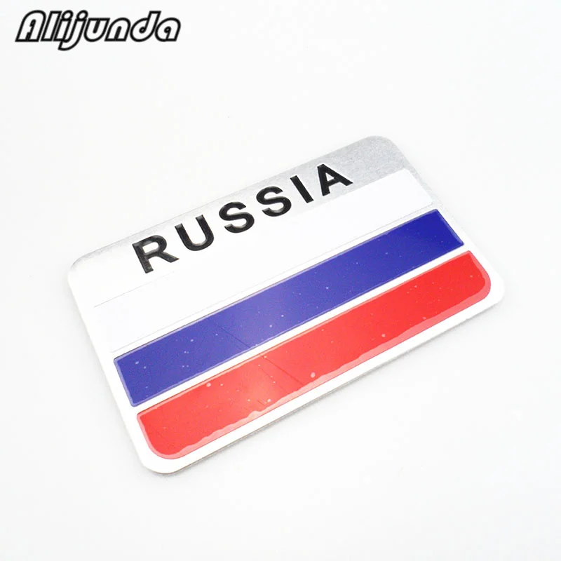 Download High quality Russia car sticker 3d flag logo, Label sticker accessories for Geely Vision SC7 MK ...